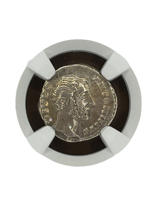 Antoninus Pius (138-161 AD) ~ AR Denarius ~ NGC Extra Fine