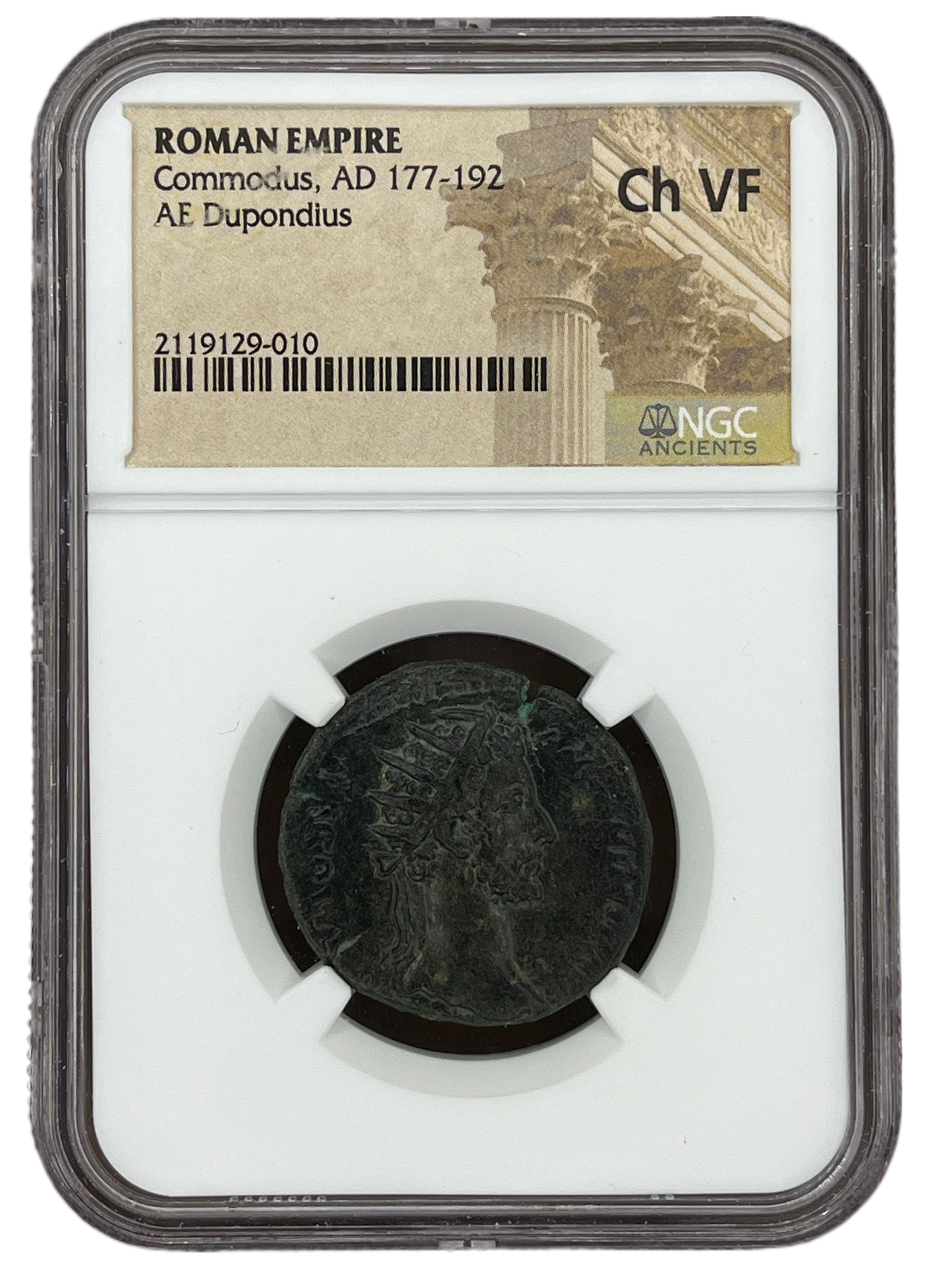 Commodus (177-192 AD) ~ AE Dupondius ~ NGC Choice Very Fine