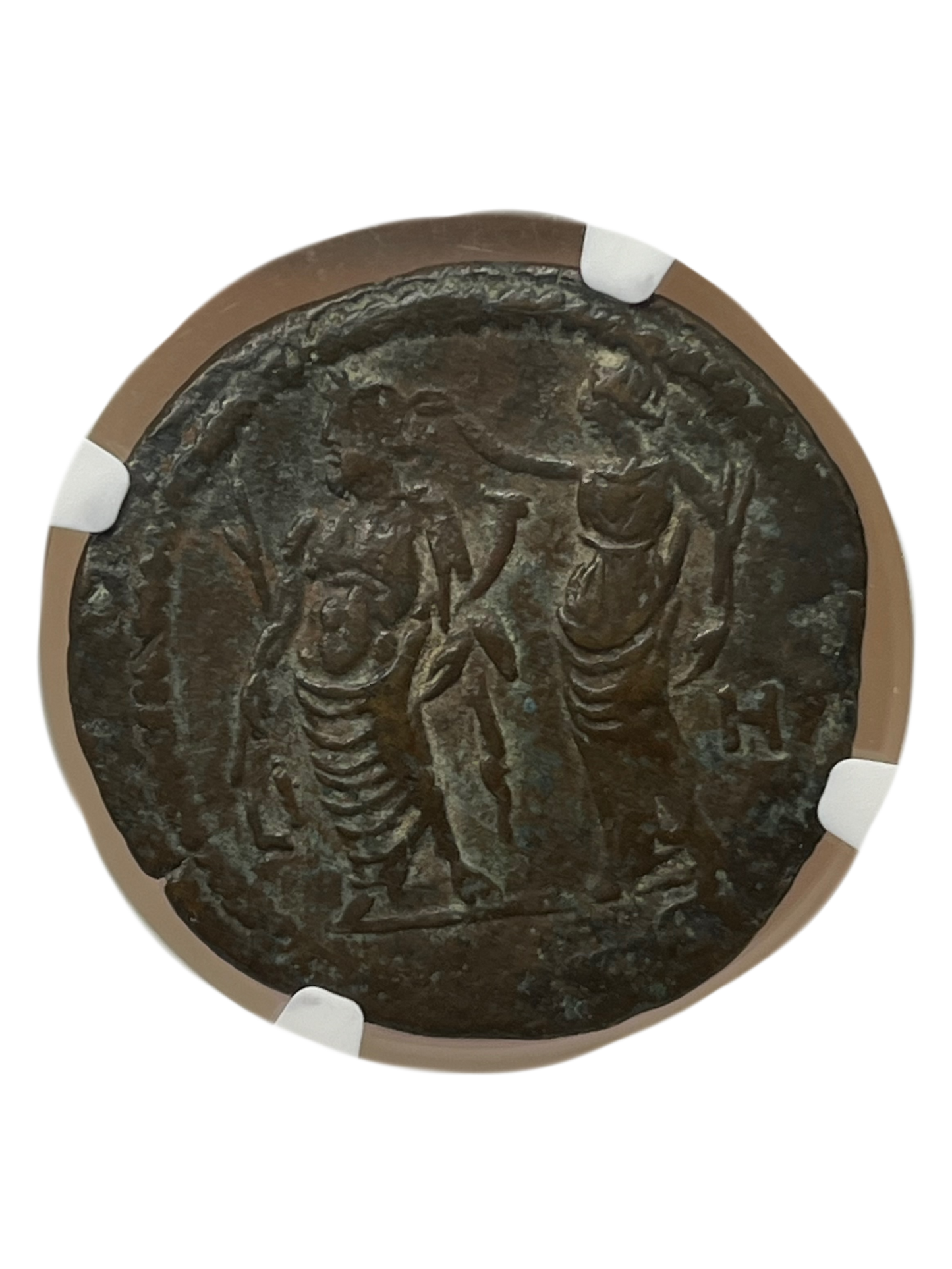 Trajan (98-117 AD) ~ AE Drachm ~ NGC Choice Very Fine, The Morris Collection