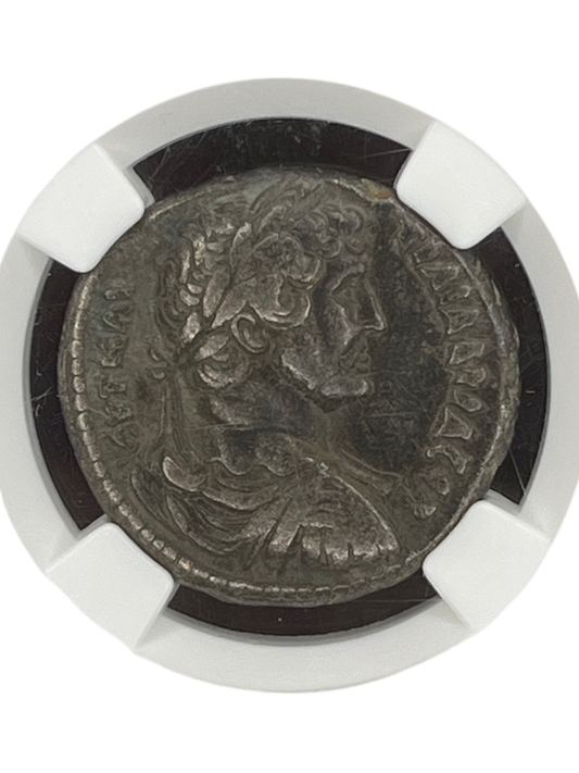 Hadrian (117-138 AD) ~ BI Tetradrachm ~ NGC Choice Very Fine, Fine Style