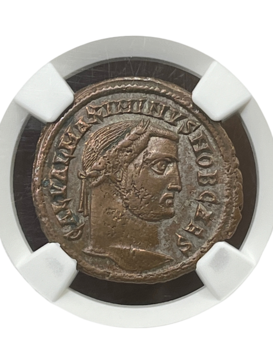 Maximinus II (310-313 AD) ~ BI Nummus ~ NGC Choice Very Fine