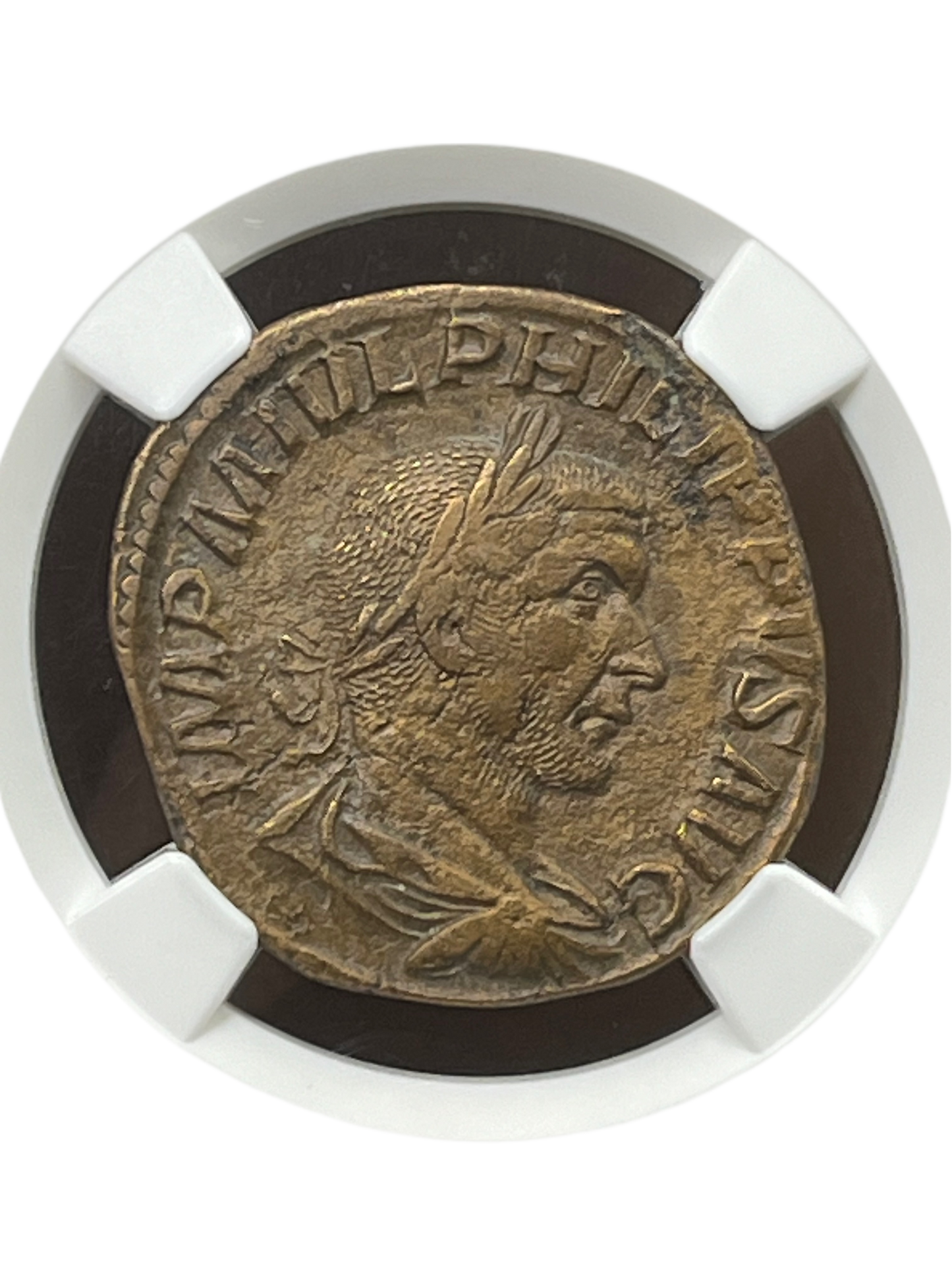 Philip I (244-249 AD) ~ AE Sestertius ~ NGC Choice Very Fine