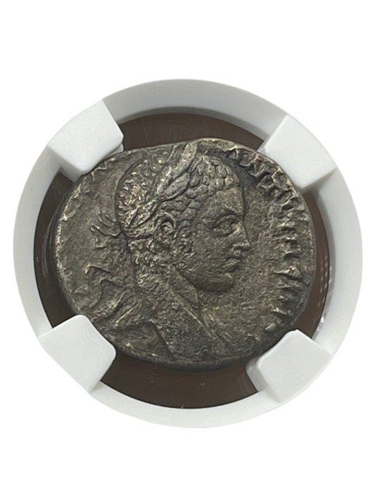 Elagabalus (218-222 AD) ~ BI Tetradrachm ~ NGC Choice Extra Fine