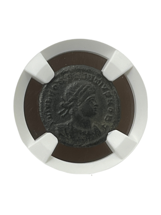 Constantius II (337 - 361 AD) ~ AR Denarius ~ NGC Choice Very Fine