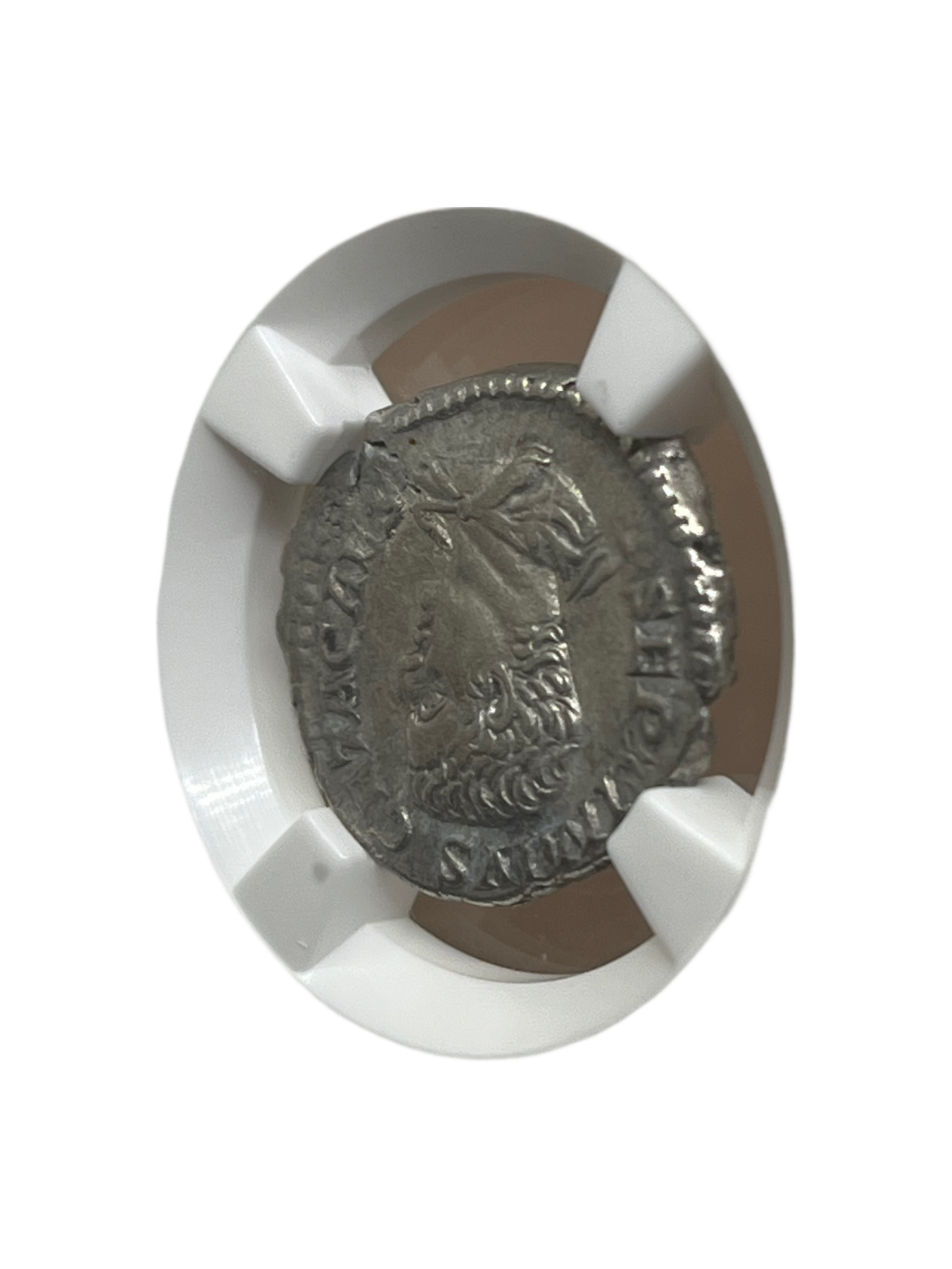 Geta (209-211 AD) ~ AR Denarius ~ NGC Extra Fine, Fine Style