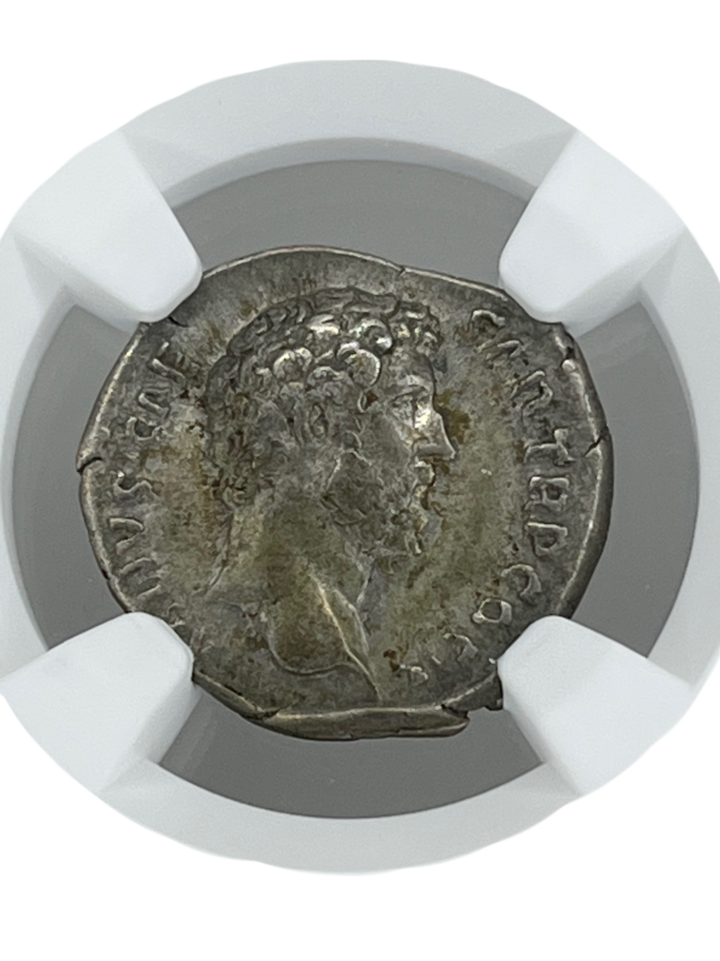 Aelius Caesar (136-138 AD) ~ AR Denarius ~ NGC Choice Very Fine, Fine Style