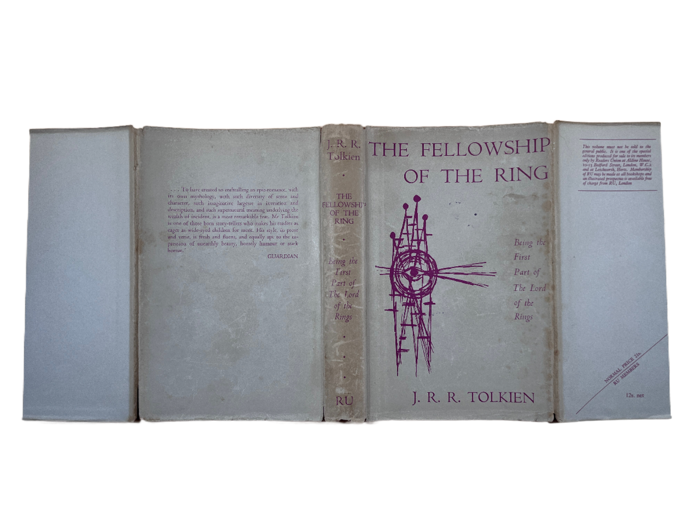 The Lord of the Rings ~ J.R.R. Tolkien, Rare Reader's Union Set