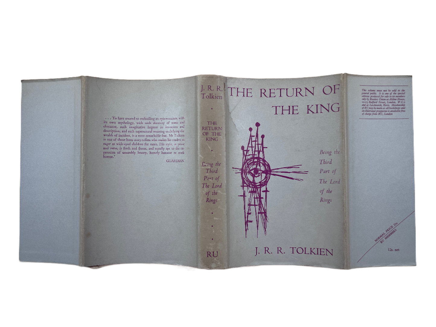 The Lord of the Rings ~ J.R.R. Tolkien, Rare Reader's Union Set