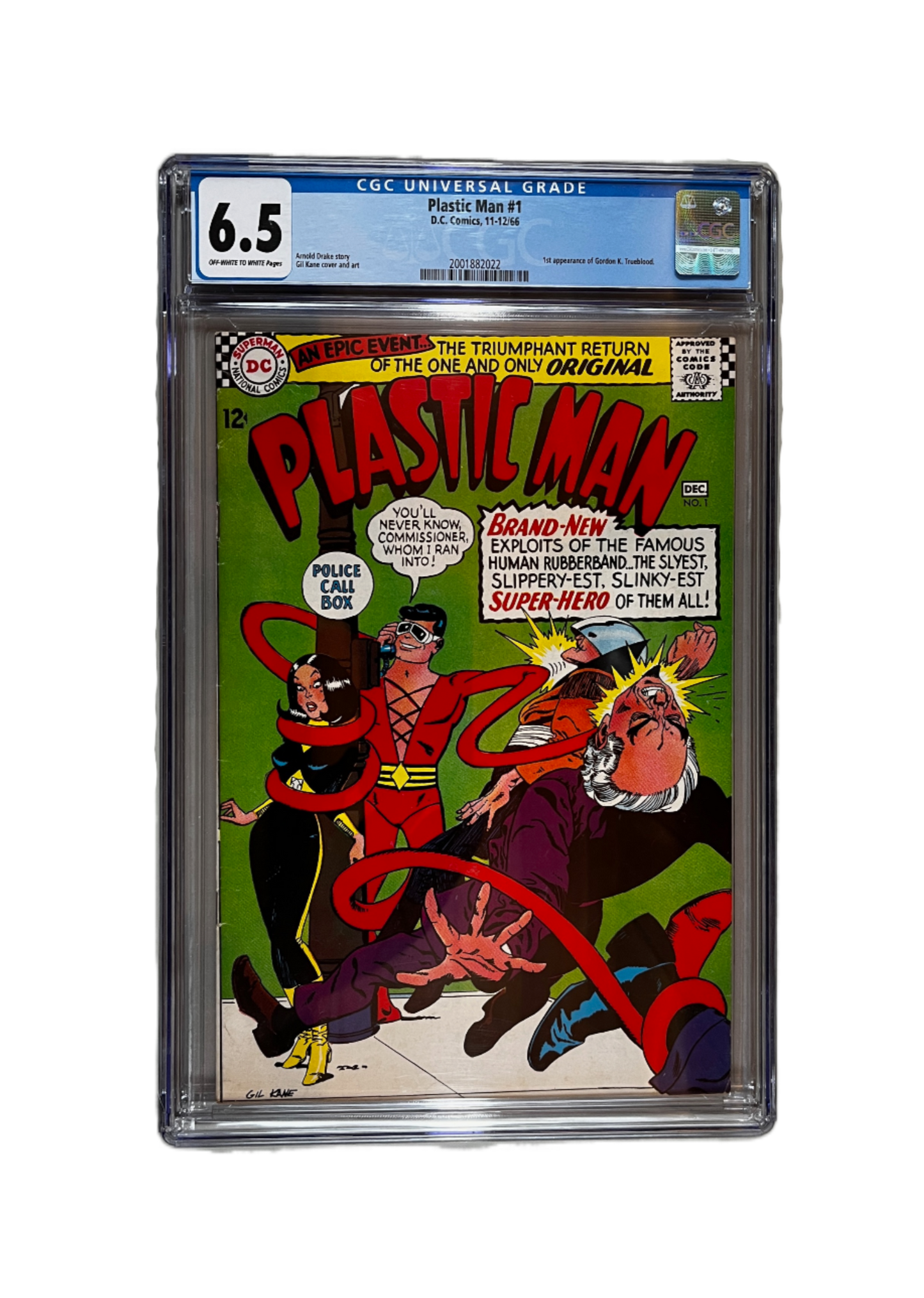 Plastic Man ~ Issue #1: November-December 1966, CGC Graded 6.5