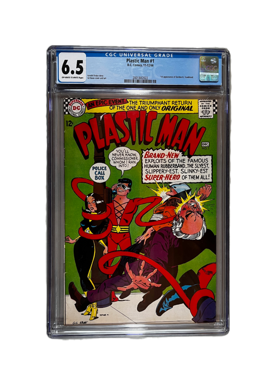 Plastic Man ~ Issue #1: November-December 1966, CGC Graded 6.5