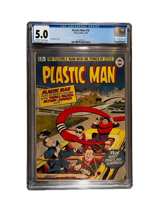 Plastic Man ~ Issue #16: 1964, CGC Graded 5.0