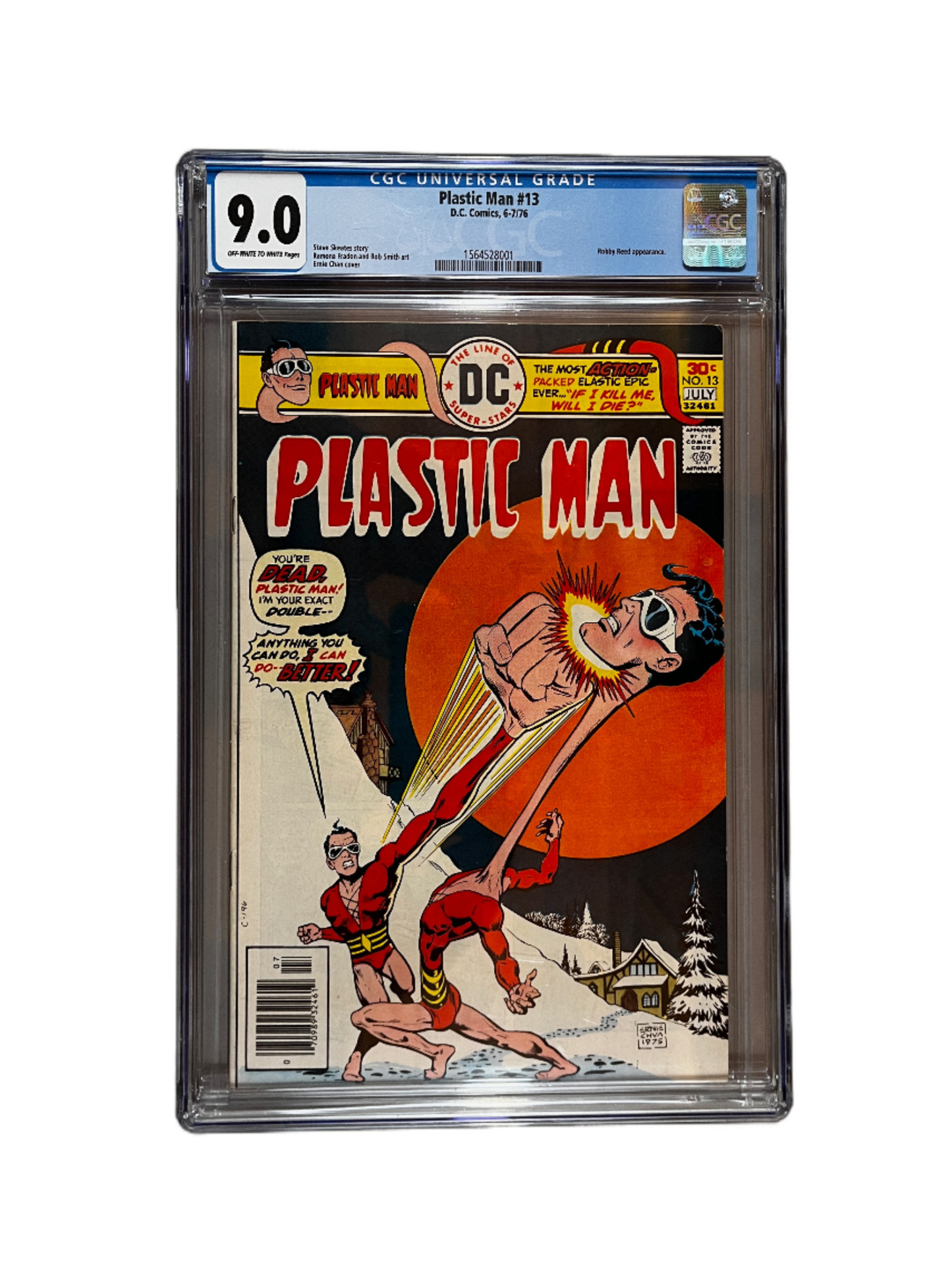 Plastic Man ~ Issue #13: June-July 1976, CGC Graded 9.0