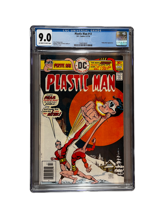 Plastic Man ~ Issue #13: June-July 1976, CGC Graded 9.0