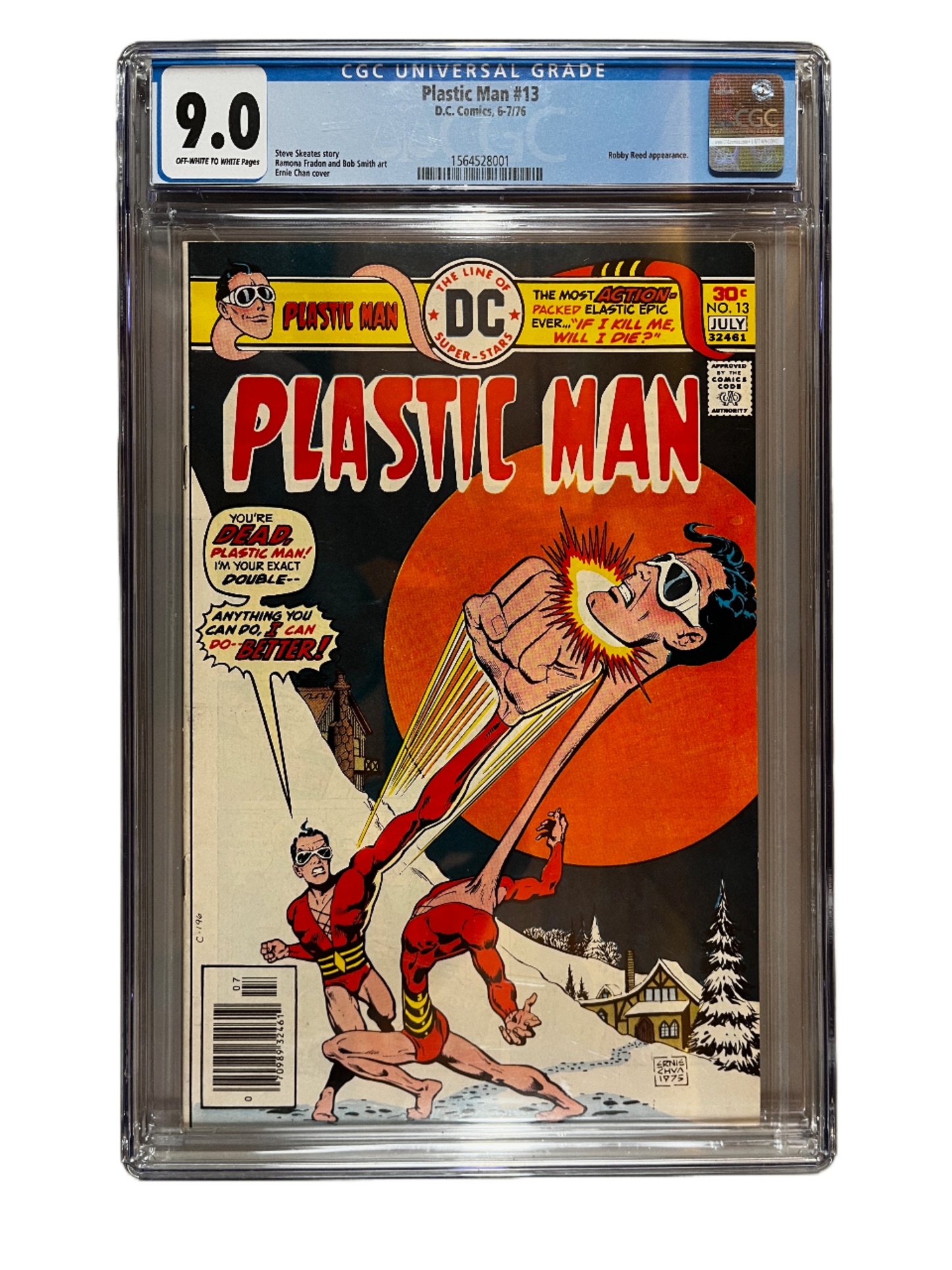 Plastic Man ~ Issue #13: June-July 1976, CGC Graded 9.0