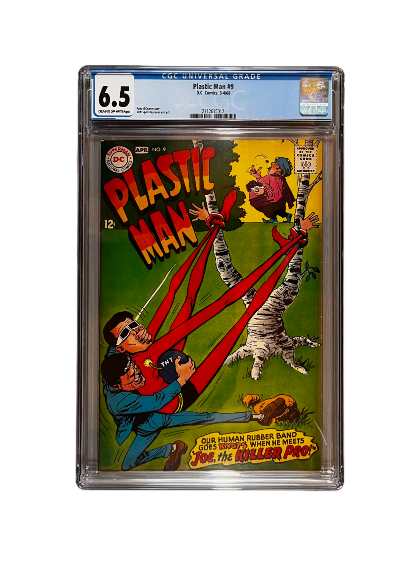 Plastic Man ~ Issue #9: March-April 1968, CGC Graded 6.5