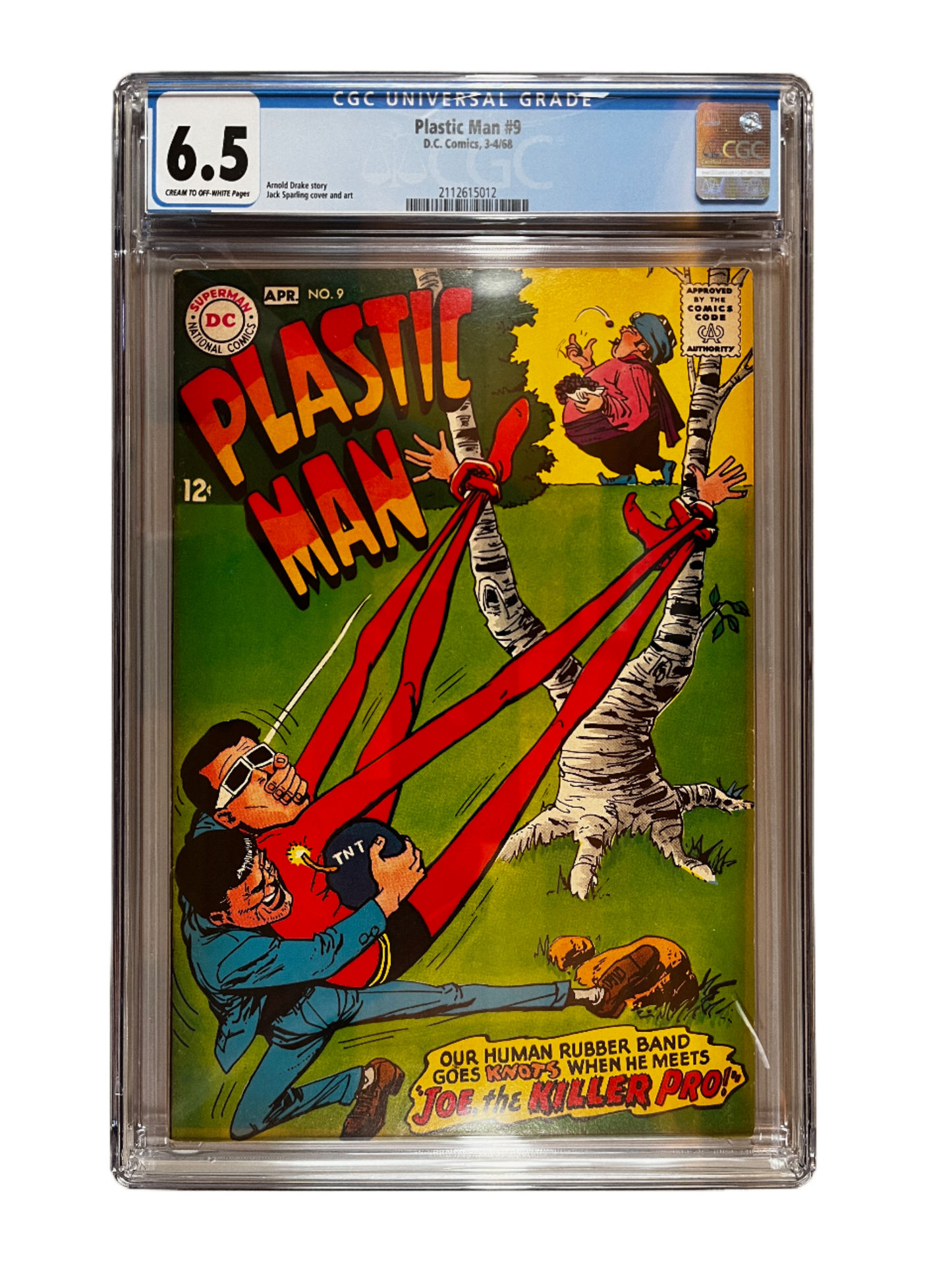 Plastic Man ~ Issue #9: March-April 1968, CGC Graded 6.5