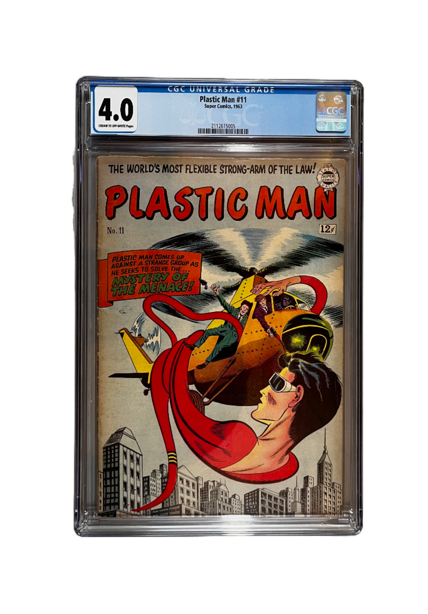 Plastic Man ~ Issue #11: 1963, CGC Graded 4.0