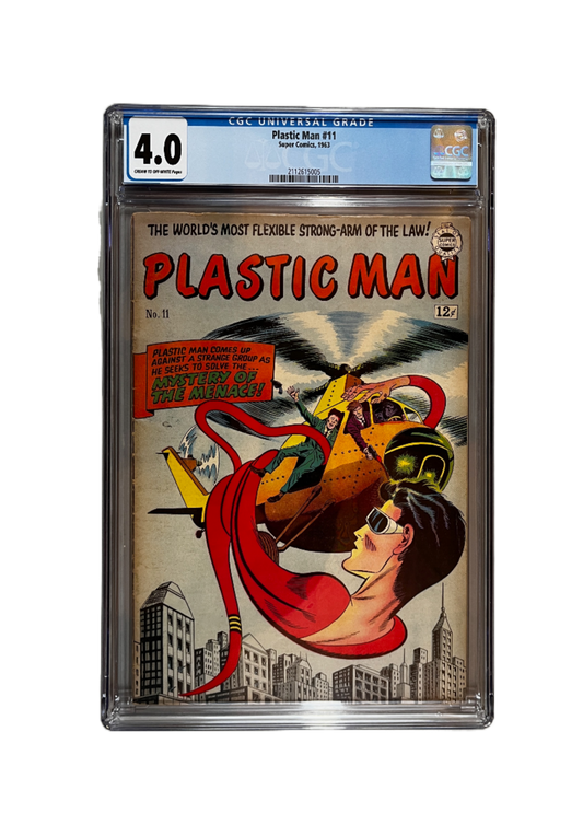 Plastic Man ~ Issue #11: 1963, CGC Graded 4.0