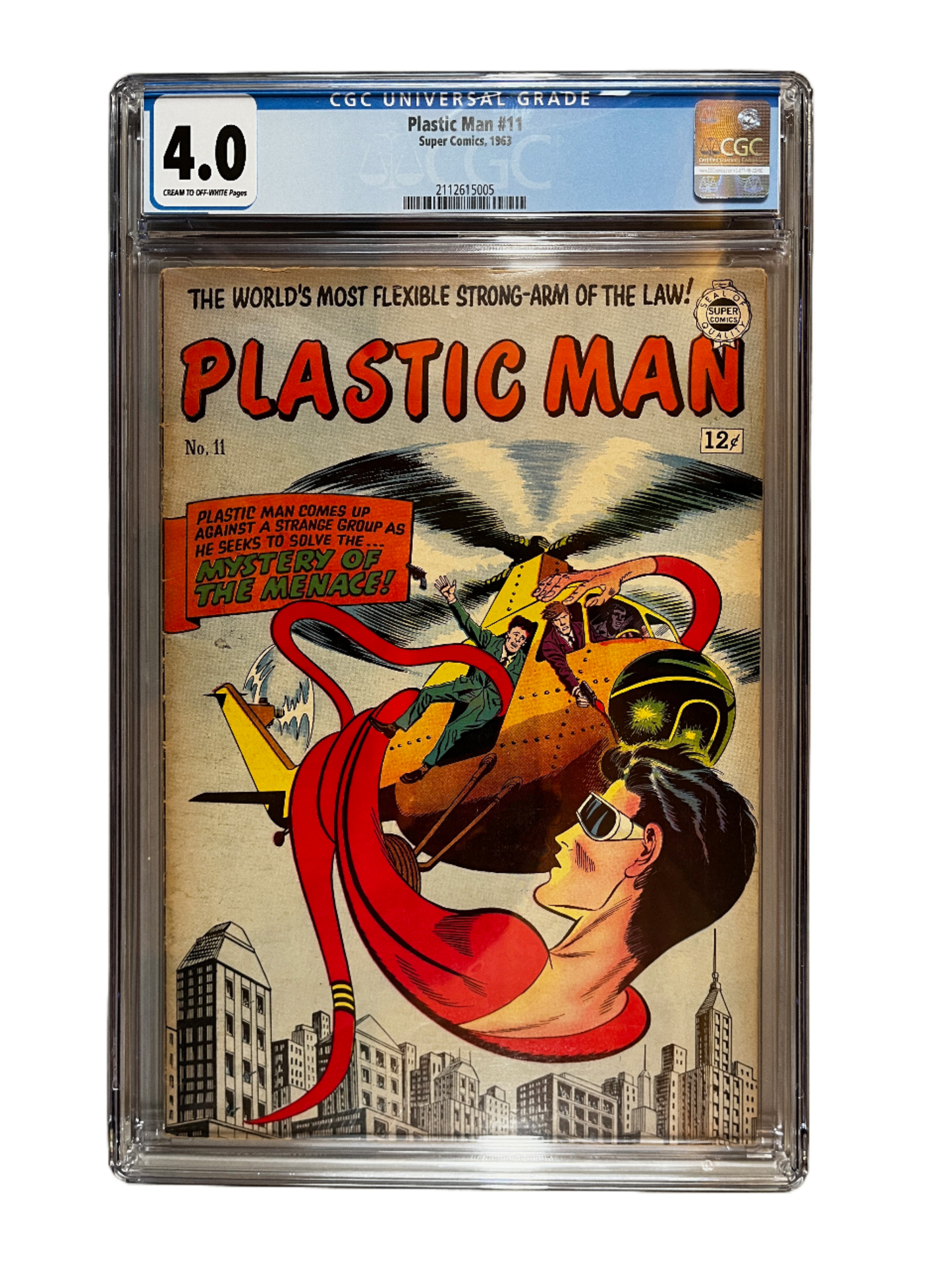 Plastic Man ~ Issue #11: 1963, CGC Graded 4.0