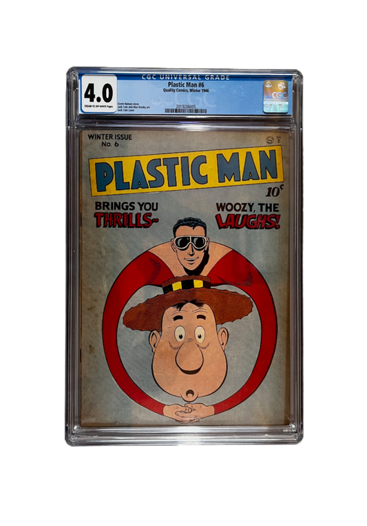 Plastic Man ~ Issue #6: Winter 1946, CGC Graded 4.0