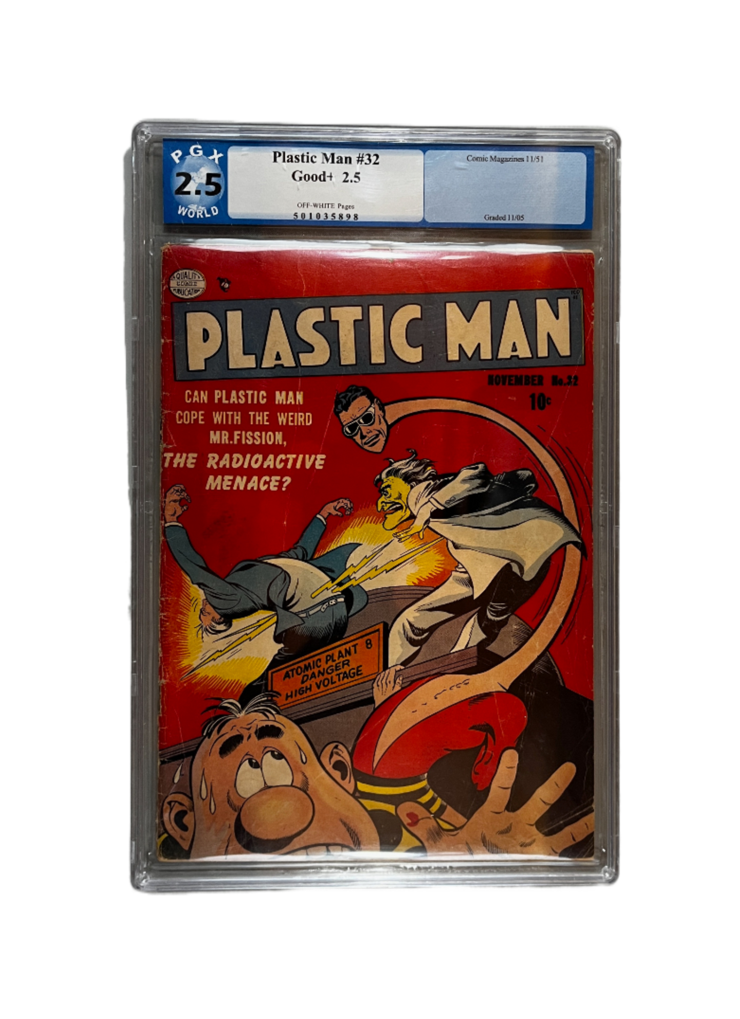 Plastic Man ~ Issue #32: November 1951, PGX Graded 2.5