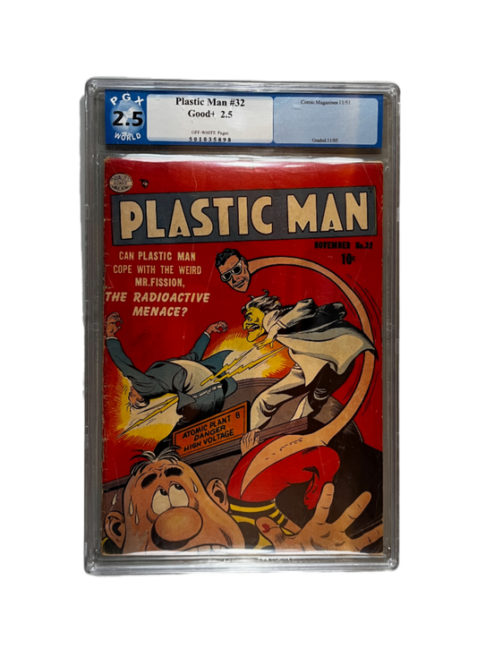 Plastic Man ~ Issue #32: November 1951, PGX Graded 2.5