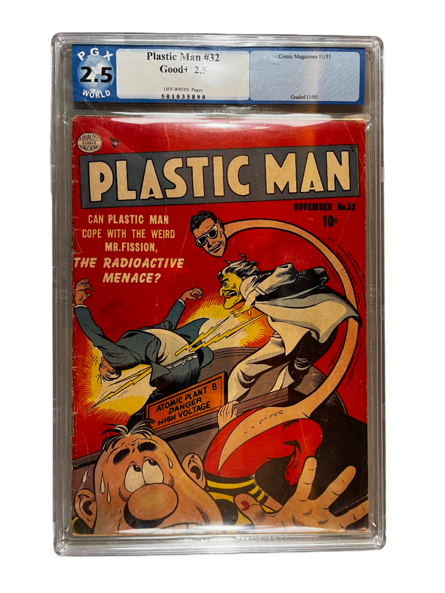 Plastic Man ~ Issue #32: November 1951, PGX Graded 2.5