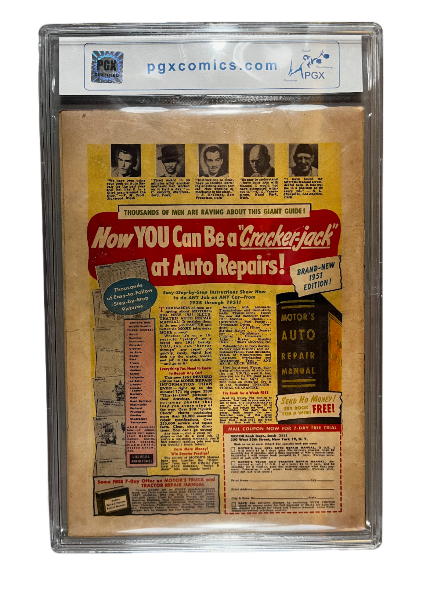 Plastic Man ~ Issue #32: November 1951, PGX Graded 2.5