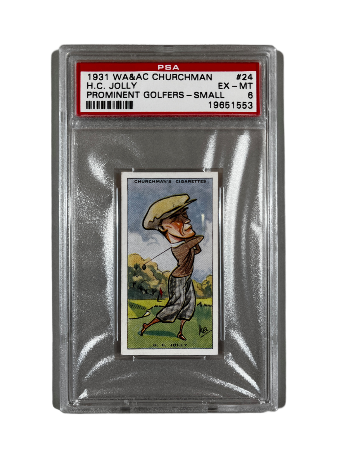 H.C. Jolly ~ 1931 Churchman Prominent Golfers